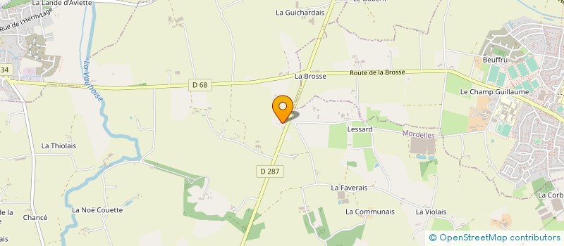 localisation de l'entreprise GAEC DE LA DOUETTEE  BREAL-SOUS-MONTFORT