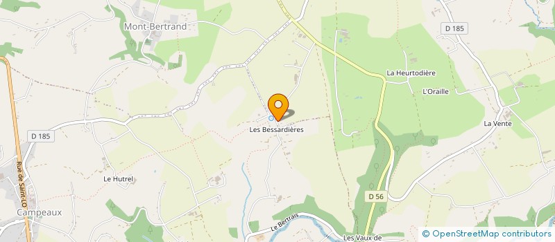 localisation de l'entreprise GAEC DE LA DROUTIERE  SOULEUVRE EN BOCAGE