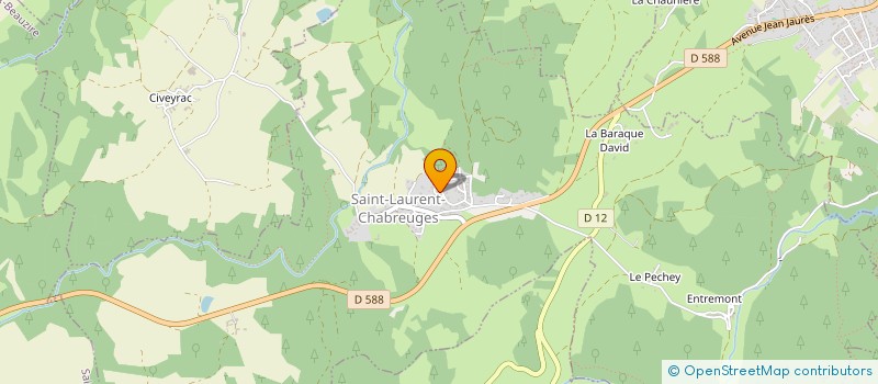 localisation de l'entreprise GAEC DE LA FANTOUNNE à LUBILHAC