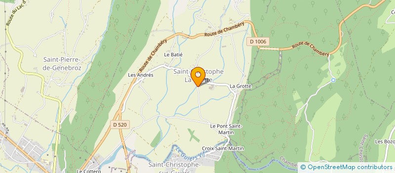 localisation de l'entreprise GAEC DE LA FARCONNETIERE à SAINT-CHRISTOPHE