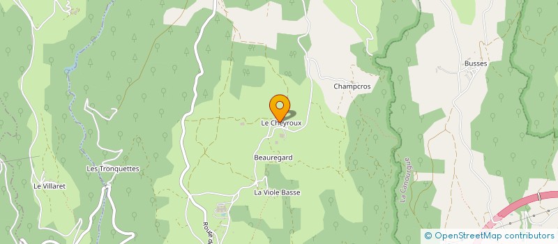 localisation de l'entreprise GAEC DE LA FENIOL à SAINT-GERMAIN-DU-TEIL