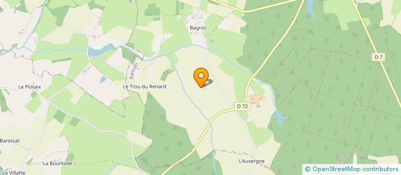 localisation de l'entreprise GAEC DE LA FERME DE BAUDROUZE à RANCON