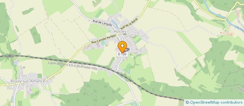 localisation de l'entreprise GAEC DE LA FERME DE BEAULIEU à HAUTE-AMANCE