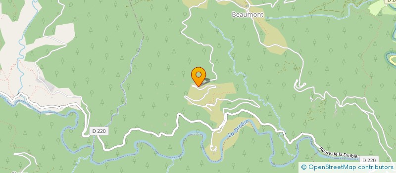 localisation de l'entreprise GAEC DE LA FERME DE FABROU  BEAUMONT