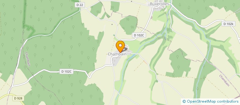 localisation de l'entreprise GAEC DE LA FERME DE L'AUBETTE  CHAMBAIN