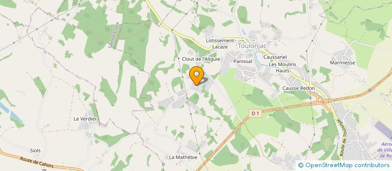 localisation de l'entreprise GAEC DE LA FERME DE PALAYRET à MARTIEL
