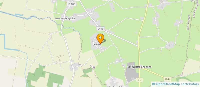 localisation de l'entreprise GAEC DE LA FERME DES PAILLES à QUILLY