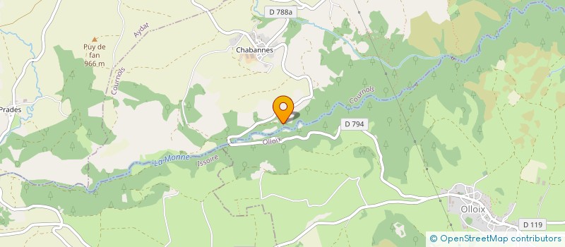 localisation de l'entreprise GAEC DE LA FERME DU CLOS à COURNOLS