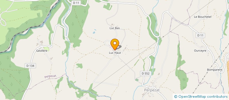 localisation de l'entreprise GAEC DE LA FERMETTE  PERPEZAT