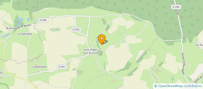 localisation de l'entreprise GAEC DE LA FERTRIE à L'OREE-D'ECOUVES
