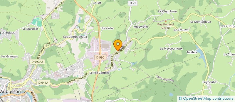 localisation de l'entreprise GAEC DE LA FEUILLIE à SAINT-AMAND