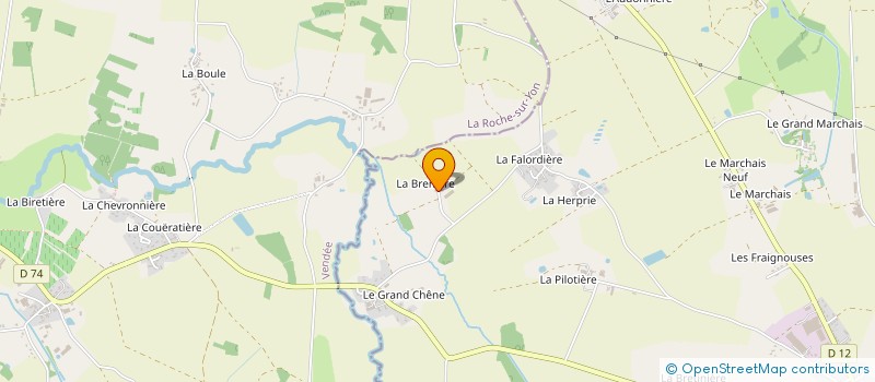 localisation de l'entreprise GAEC DE LA FILEE à VIEILLEVIGNE