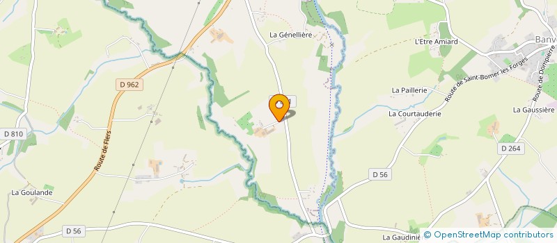 localisation de l'entreprise GAEC DE LA FILOCHERE à LE CHATELLIER