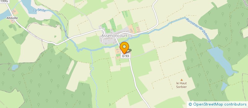 localisation de l'entreprise GAEC DE LA FOLY  ASSENONCOURT