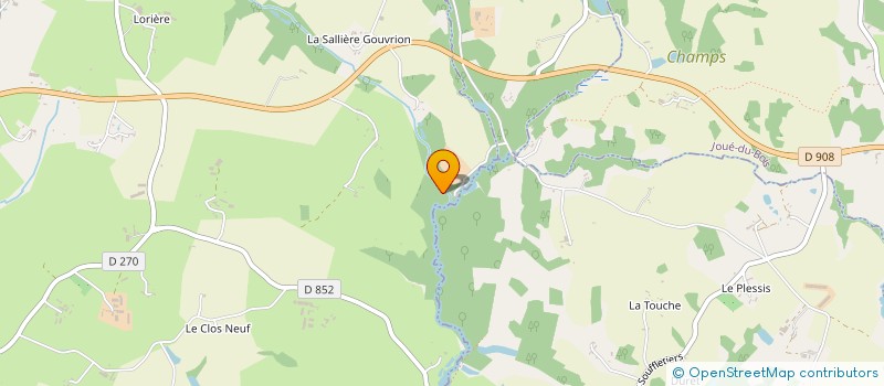 localisation de l'entreprise GAEC DE LA FONDERIE à LA FERTE MACE
