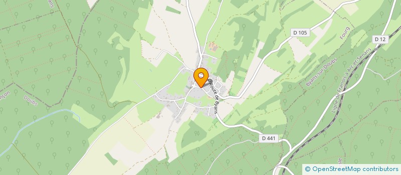 localisation de l'entreprise GAEC DE LA FONTAINE à FOURG