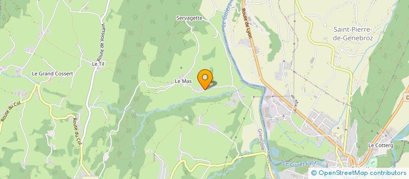 localisation de l'entreprise GAEC DE LA FONTAINE à MIRIBEL-LES-ECHELLES