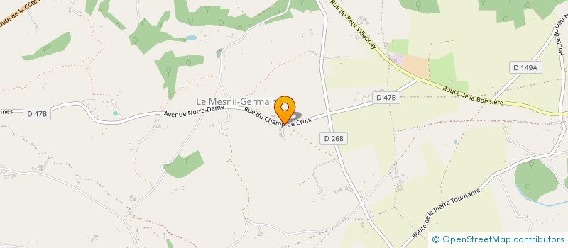 localisation de l'entreprise GAEC DE LA FONTAINE à LIVAROT-PAYS-D'AUGE