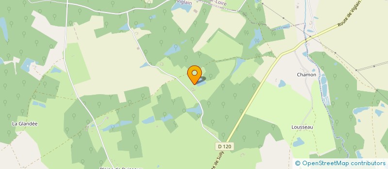 localisation de l'entreprise GAEC DE LA FORET  SULLY-SUR-LOIRE