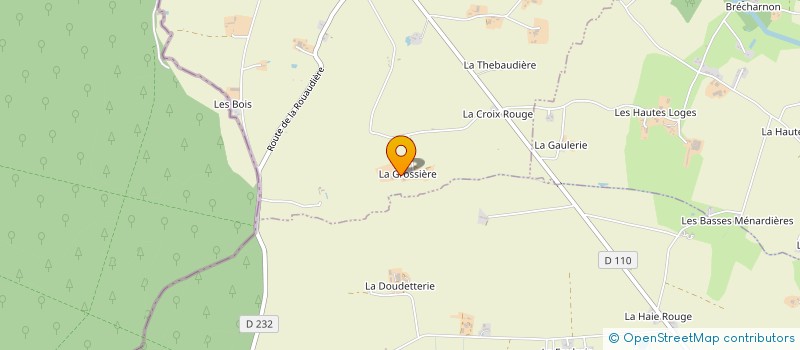 localisation de l'entreprise GAEC DE LA FORET à BRAINS-SUR-LES-MARCHES