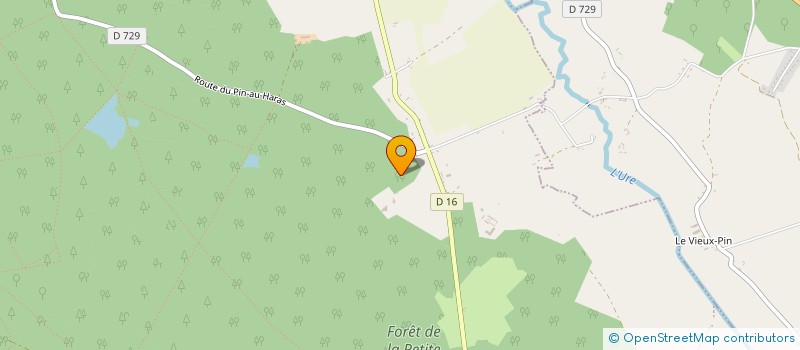 localisation de l'entreprise GAEC DE LA FORET DE SURVIE à GOUFFERN EN AUGE