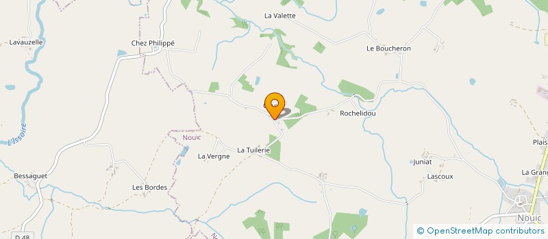 localisation de l'entreprise GAEC DE LA FORGE à MONTROL-SENARD