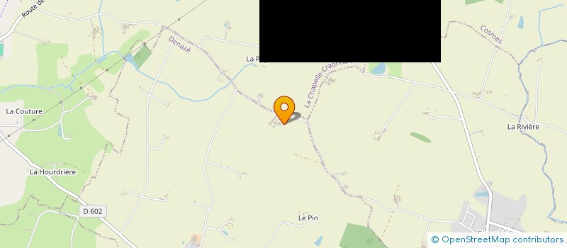 localisation de l'entreprise GAEC DE LA FORGETTE  DENAZE