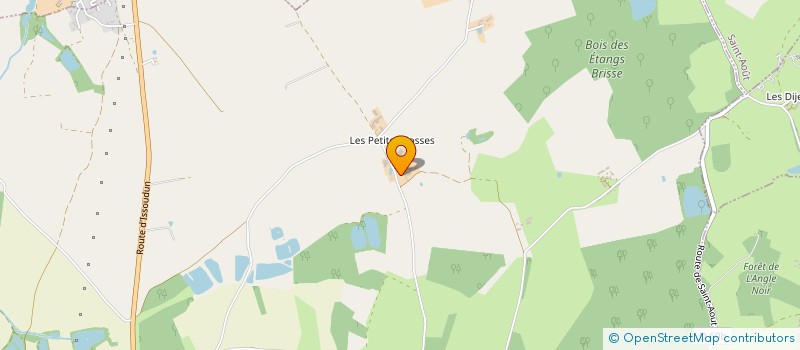 localisation de l'entreprise GAEC DE LA FOSSE à SAINT-CHARTIER