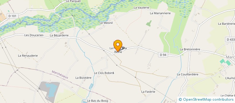 localisation de l'entreprise GAEC DE LA FOSSE A LA REINE à MARCHESIEUX