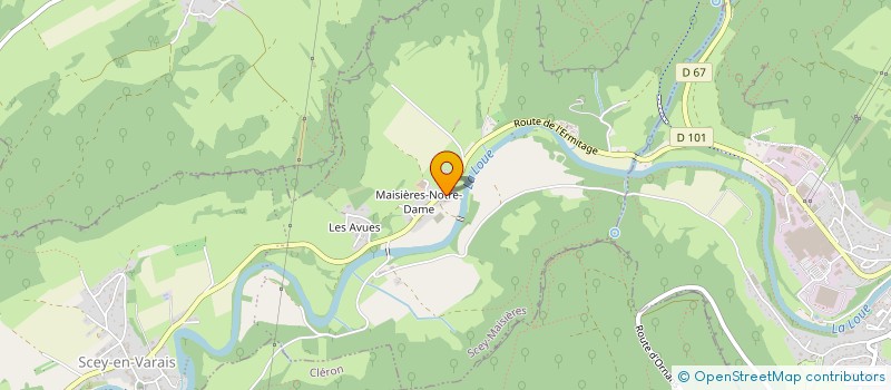 localisation de l'entreprise GAEC DE LA FOUGERE à SCEY-MAISIERES