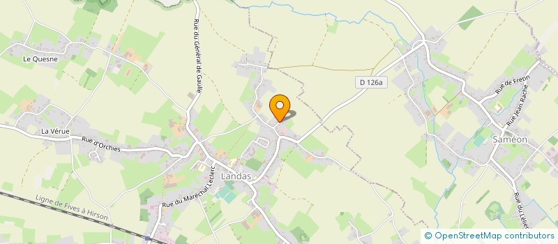 localisation de l'entreprise GAEC DE LA FOUILLIE  LANDAS