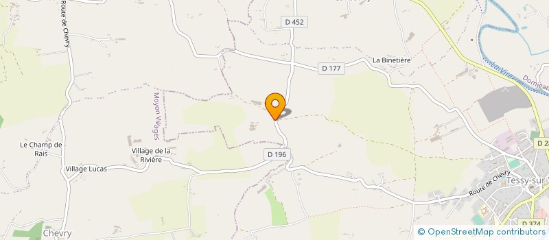 localisation de l'entreprise GAEC DE LA FOUQUERIE à TESSY-BOCAGE