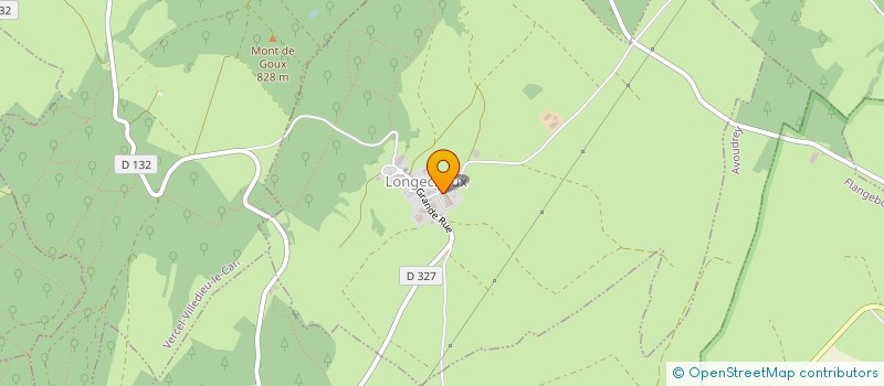 localisation de l'entreprise GAEC DE LA FOYOTTE  LONGECHAUX