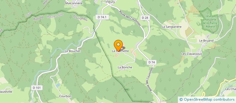 localisation de l'entreprise GAEC DE LA FRACHETTE à SAINT-REGIS-DU-COIN