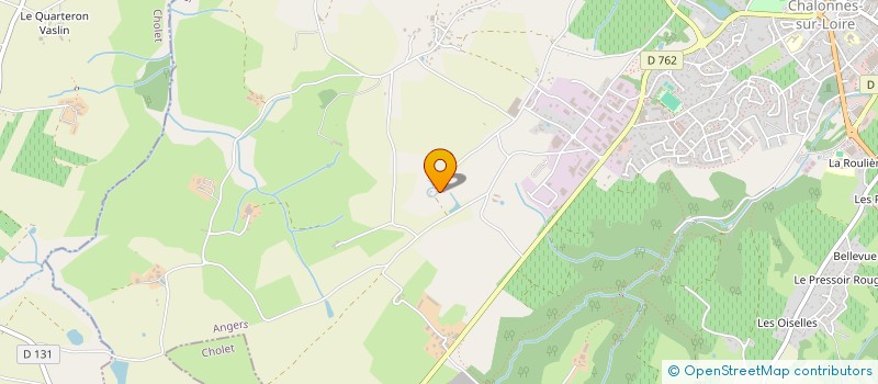 localisation de l'entreprise GAEC DE LA FUMOIRE à MAUGES-SUR-LOIRE