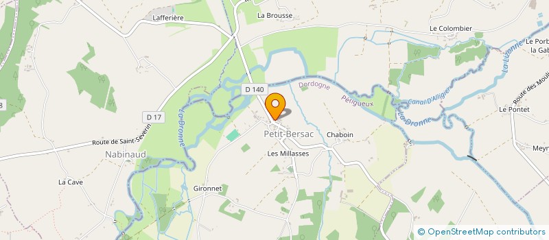 localisation de l'entreprise GAEC DE LA GABARRE à ALLEMANS