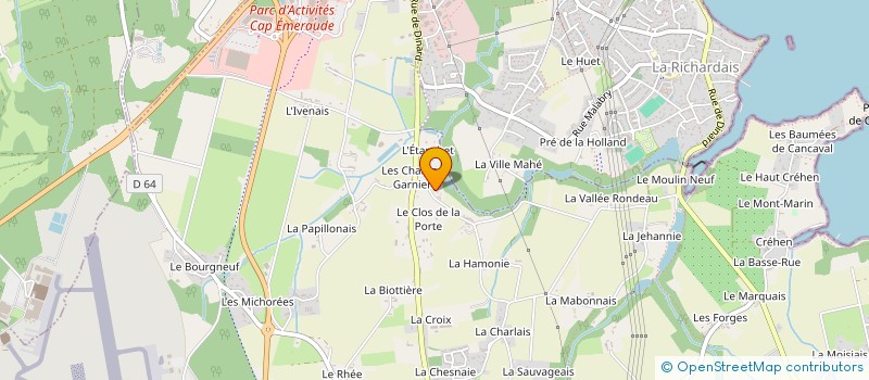 localisation de l'entreprise GAEC DE LA GARAIS  PLEURTUIT