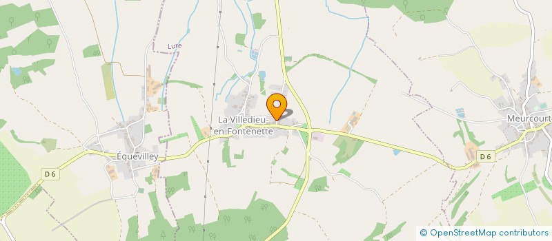 localisation de l'entreprise GAEC DE LA GARE  EQUEVILLEY