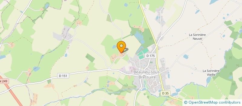 localisation de l'entreprise GAEC DE LA GARELIERE  BRESSUIRE