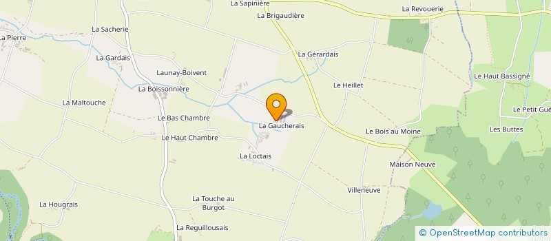 localisation de l'entreprise GAEC DE LA GAUCHERAIS à VAL-COUESNON