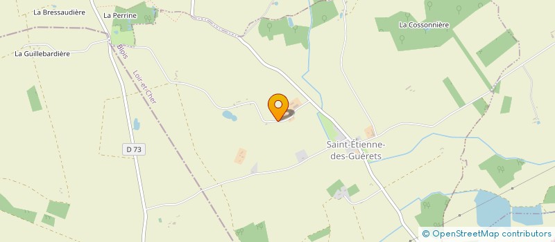 localisation de l'entreprise GAEC DE LA GAUTERIE à SAINT-ETIENNE-DES-GUERETS