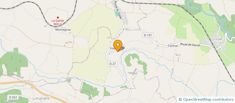 localisation de l'entreprise GAEC DE LA GAZELLE à LISSAC