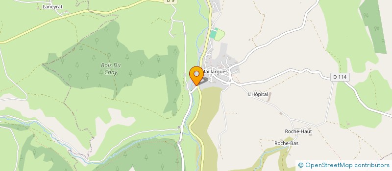 localisation de l'entreprise GAEC DE LA GAZESE à ALLANCHE