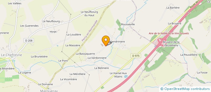 localisation de l'entreprise GAEC DE LA GENDRINIERE à MARGUERAY