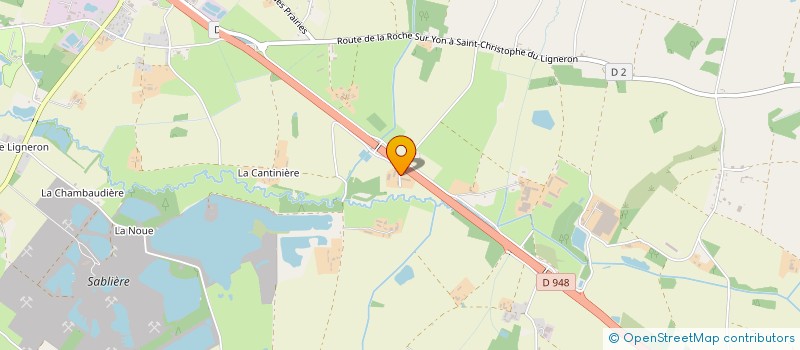 localisation de l'entreprise GAEC DE LA GIBRETIERE à SAINT-CHRISTOPHE-DU-LIGNERON