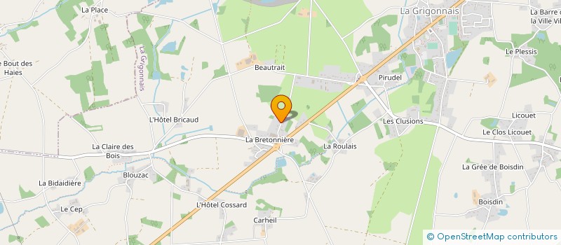 localisation de l'entreprise GAEC DE LA GINGUENAIS à TREFFIEUX