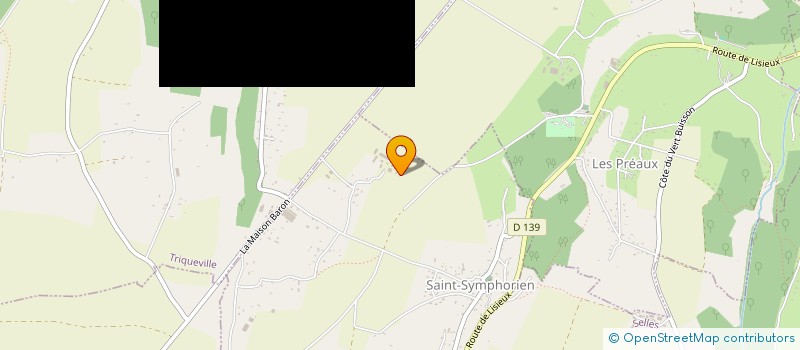 localisation de l'entreprise GAEC DE LA GLOCQUERIE à SAINT-SYMPHORIEN