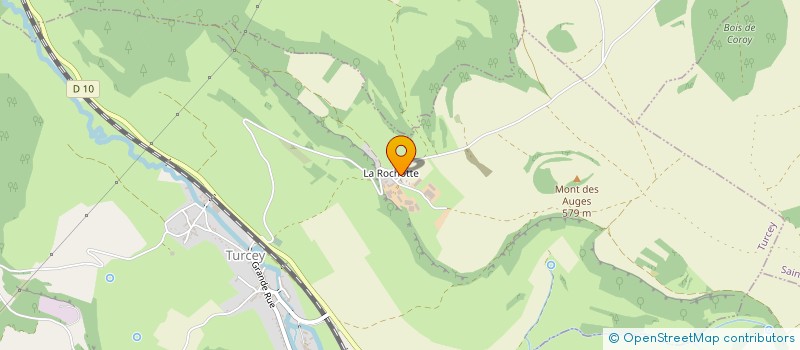 localisation de l'entreprise GAEC DE LA GOULE  TURCEY