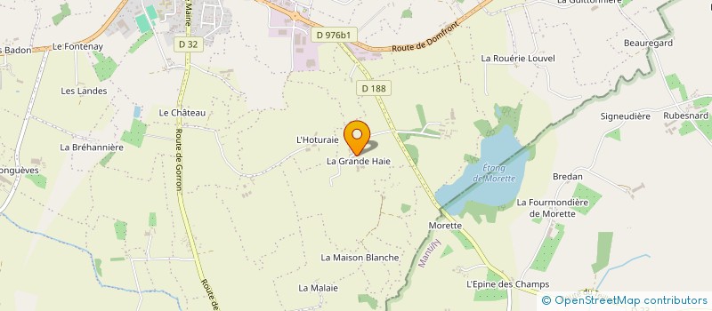 localisation de l'entreprise GAEC DE LA GRANDE HAIE à LE TEILLEUL