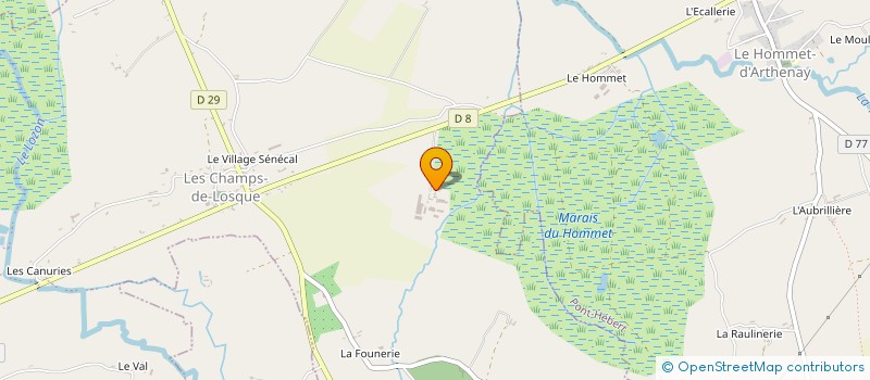 localisation de l'entreprise GAEC DE LA GRANDE HAIRIE à REMILLY LES MARAIS